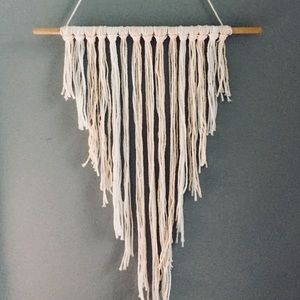 🍃SOLD🍃 Pink&white macrame